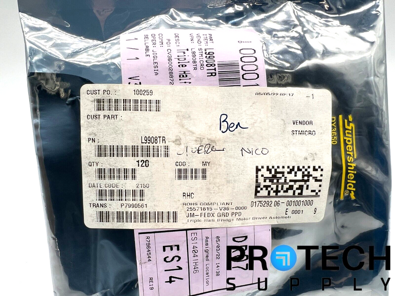 Load image into Gallery viewer, 120/Pk STMicroelectronics L9908TR Multiphase Motor Driver NEW with WARRANTY