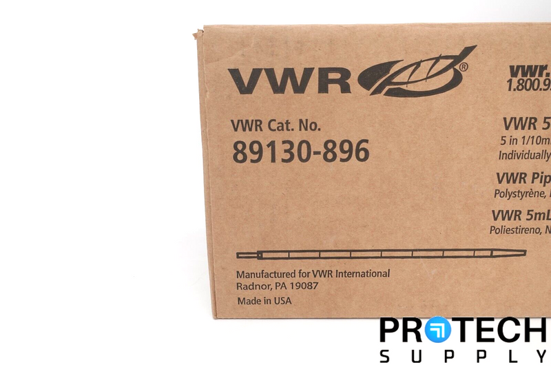 Load image into Gallery viewer, (Case of 100) VWR 89130-896 5mL Serological Pipet 5 in 1/10mL NEW with WARRANTY