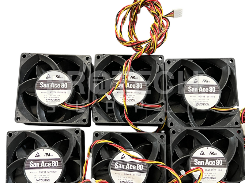 Load image into Gallery viewer, (Lot of 9) Sanyo Denki SAN ACE 80 Cooling Fan GUARANTEED