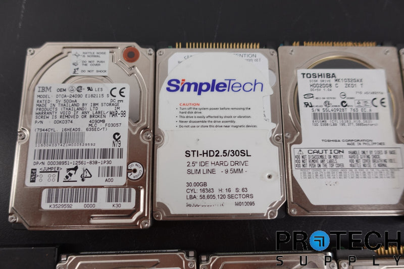Load image into Gallery viewer, Lot of 19 Various SSD Disk Drive
