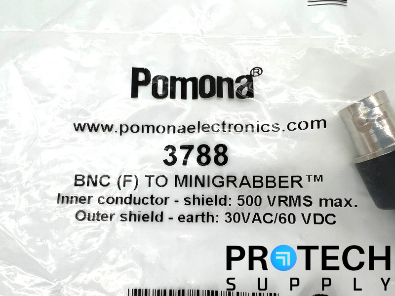 Load image into Gallery viewer, Pomona 3788 BNC (F) to Minigrabber 30VAC/60VAC NEW with WARRANTY