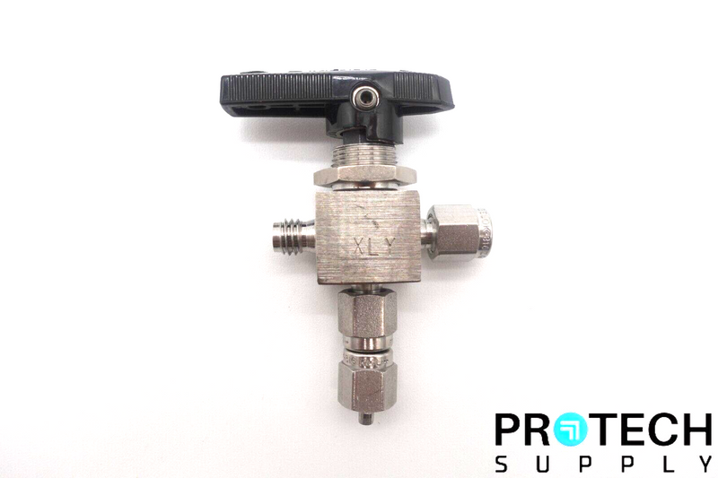 Load image into Gallery viewer, Swagelok SS-41GXS2 3-Way Ball Valve 1/8" Tube Fitting with WARRANTY