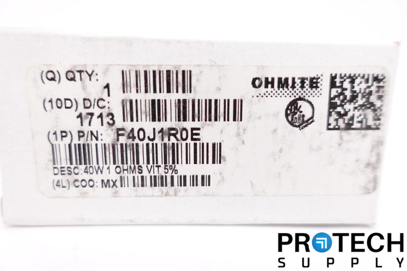 Load image into Gallery viewer, Ohmite 40W Wirewound Chassis Mount Resistor F40J1R0E NEW with WARRANTY