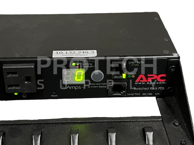 Load image into Gallery viewer, APC AP7900B Switched Rack PDU 8-Outlet GUARANTEED