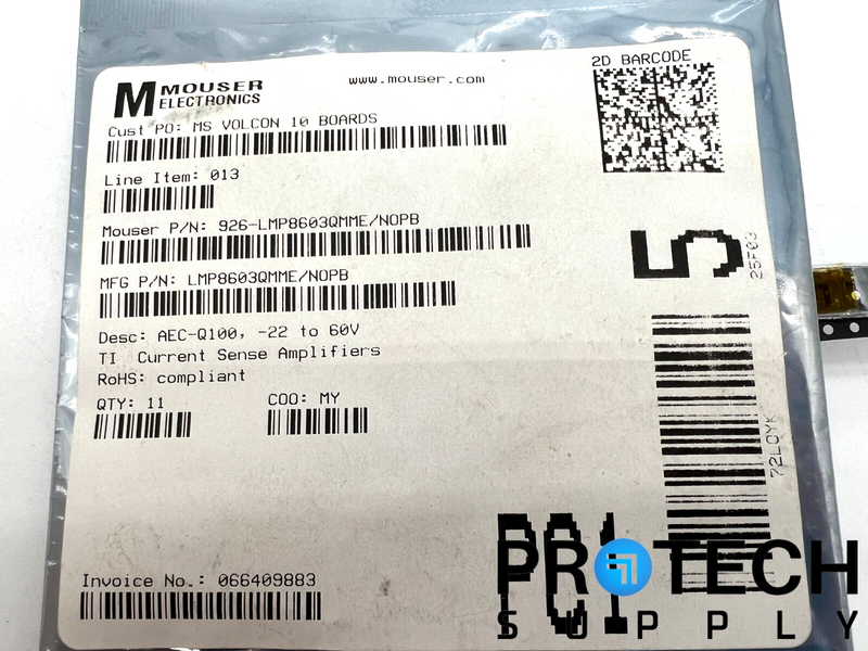 Load image into Gallery viewer, (11/Pk) Texas Instruments LMP8603QMME/NOPB Current Sense Amplifier NEW
