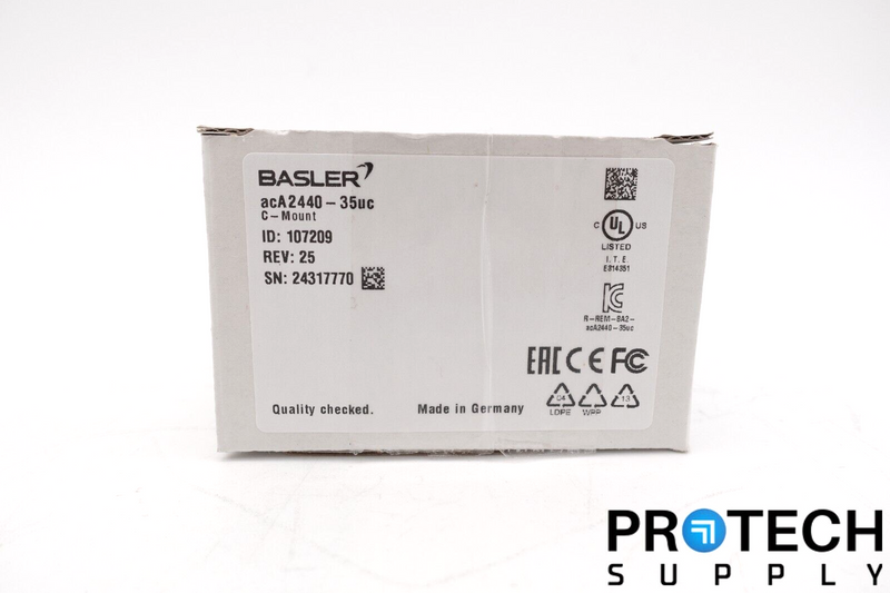 Load image into Gallery viewer, Basler acA2440-35uc Color Gige Camera NEW with WARRANTY Sealed