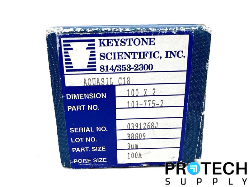 Load image into Gallery viewer, Keystone HPLC Column Aquasil C18 100 x 2mm 103-775-2 with WARRANTY