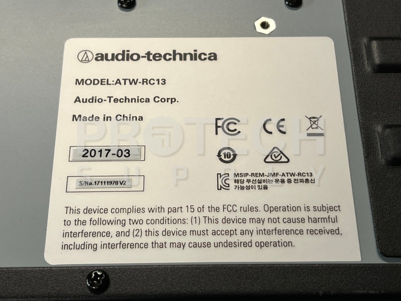Load image into Gallery viewer, (Lot of 2) Audio-Technica ATW-RC13 Rack Mount Chassis System 10 PRO w/ WARRANTY