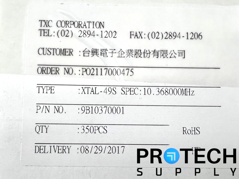 Load image into Gallery viewer, (480/Pk) TXC Corporation 9B10370001 Crystal Oscillators with WARRANTY