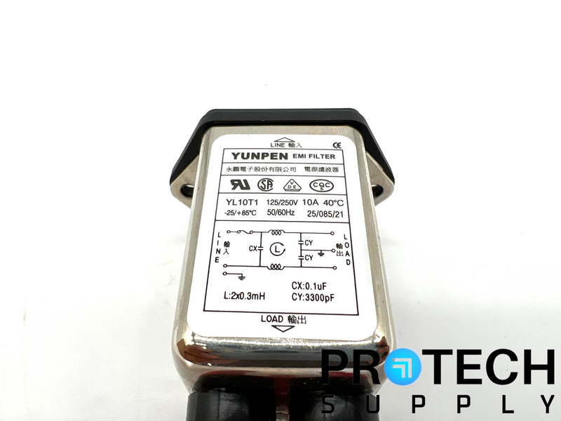 Load image into Gallery viewer, Yunpen YL10T1 EMI Filter 125/250V 10A 50/60Hz with WARRANTY