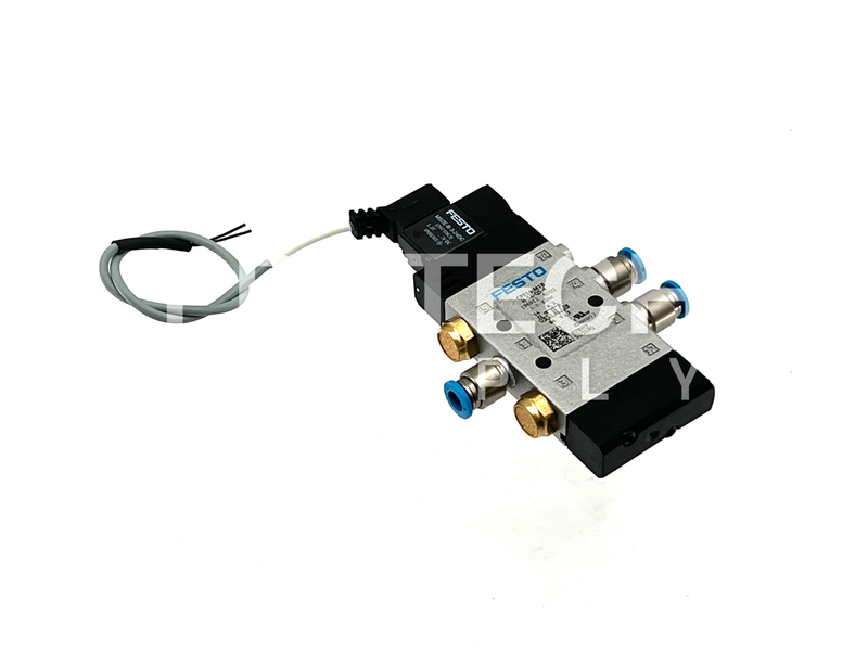 Load image into Gallery viewer, Festo CPE14-M1BH-5L-QS-6 Solenoid Valve 196911 + MSZE-3-24 Assy with WARRANTY