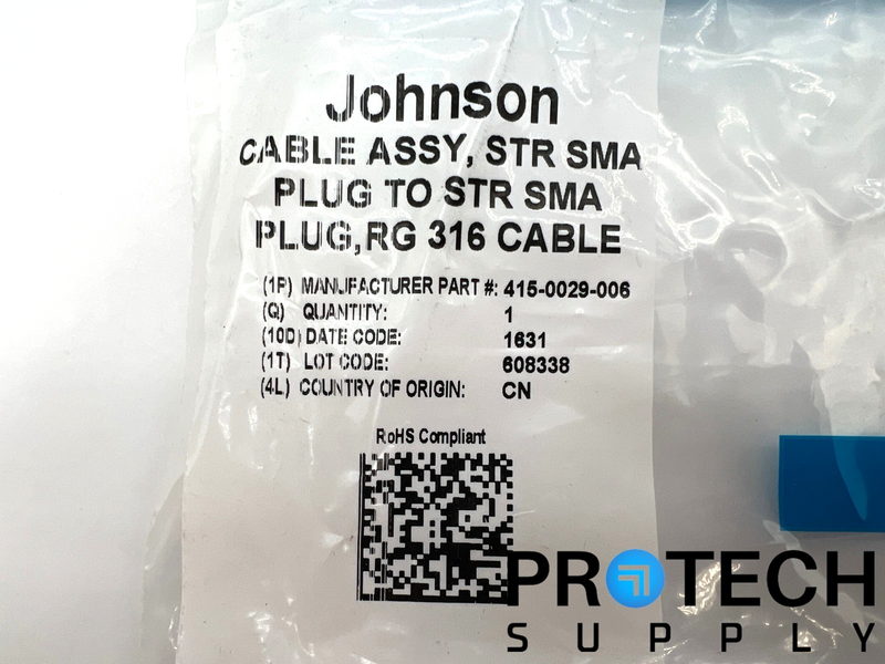 Load image into Gallery viewer, Cinch 415-0029-006 Cable Assembly Coaxial SMA to SMA NEW with WARRANTY