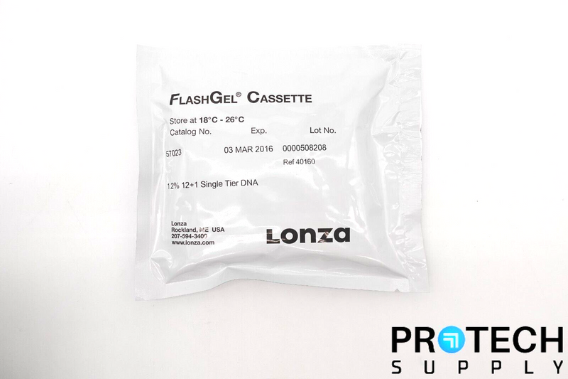 Load image into Gallery viewer, (Box of 9) Lonza 57023 FlashGel DNA Cassette 12+1 Sinngle Tier NEW with WARRANTY
