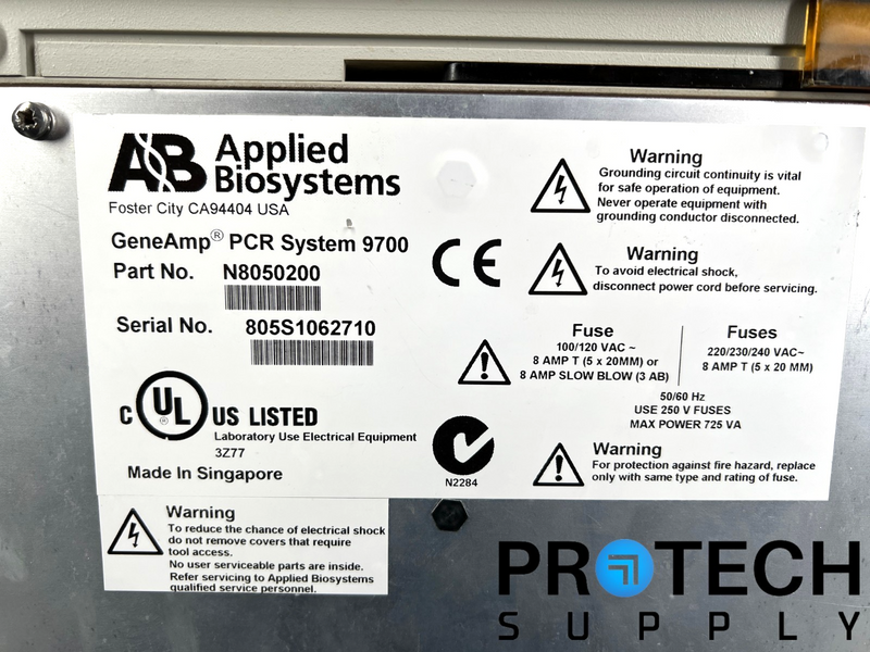 Load image into Gallery viewer, Applied Biosystems N8050200 Thermal Cycler (Powers on) FOR PARTS / REPAIR