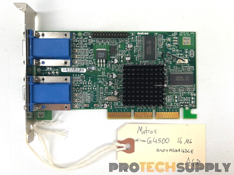 Load image into Gallery viewer, Matrox Millennium G450 16Mb Video Card GPU G45+MDHA16DLE with WARRANTY