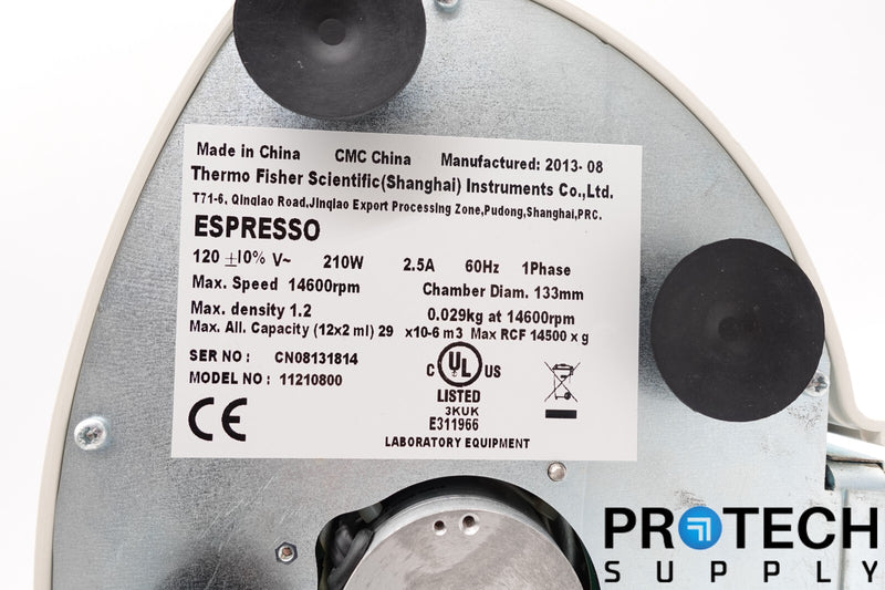 Load image into Gallery viewer, Thermo Scientific 11210800 Espresso Centrifuge + Rotor with WARRANTY