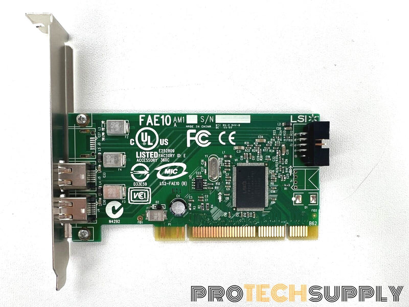 Load image into Gallery viewer, LSI 2-Port IEEE-1394 PCI Firewire Controller Card 0H924H with WARRANTY