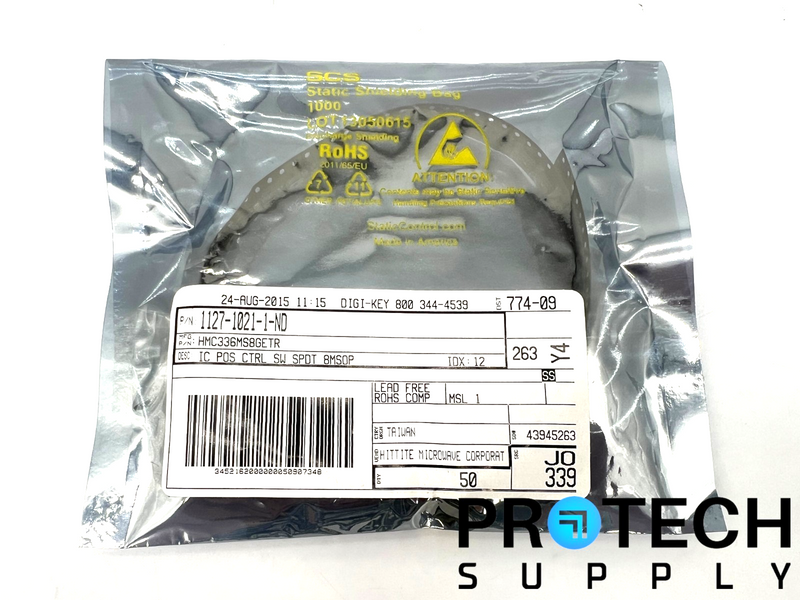 Load image into Gallery viewer, (100/Pk) Analog Devices HMC336MS8GE 8-Pin RF Switch 50Ohm SEALED with WARRANTY