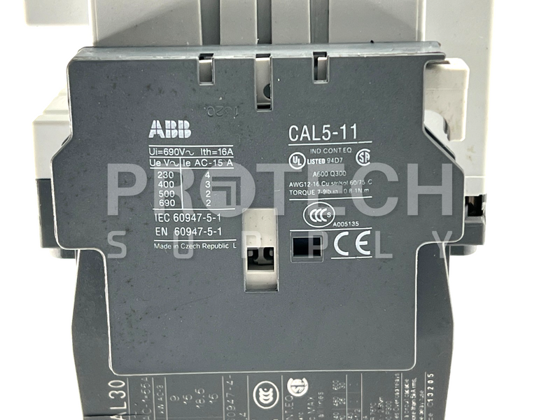 Load image into Gallery viewer, ABB AL30-30-10 DC Contactor + Auxiliary Contact CAL5-11 Assy with WARRANTY