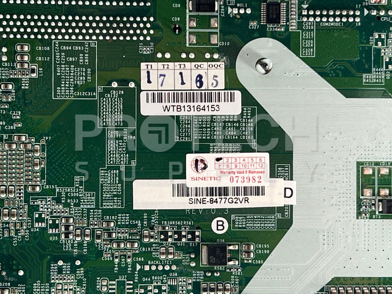 Load image into Gallery viewer, SINE-8477G2VR Mother Board + Intel Heat Sink Assy GUARANTEED