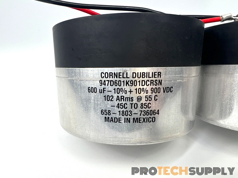 Load image into Gallery viewer, 2 Connected Cornell Dubilier 947D601K901DCRSN Film Capacitor 600 uF w/ WARRANTY