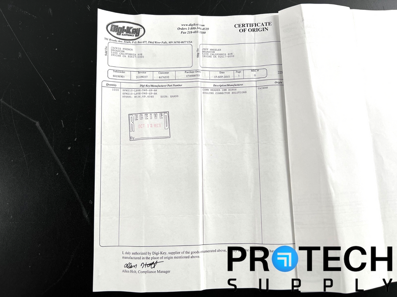 Load image into Gallery viewer, (1480/Pk) Sullins Connector SMF210-LPPE-D40-SP-BK Surface Mount with WARRANTY