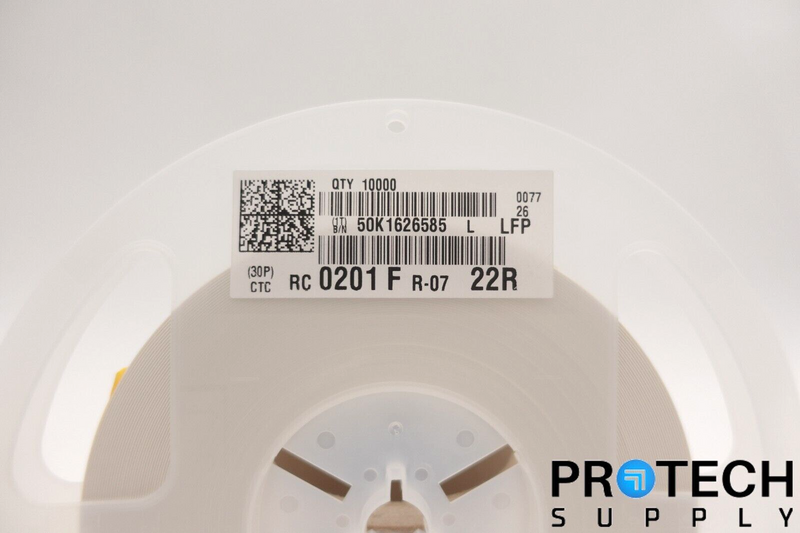 Load image into Gallery viewer, (10,000/Reel) YAGEO RC0201FR-0722RL Thick Film Resistor SMD 22Ohm NEW & WARRANTY