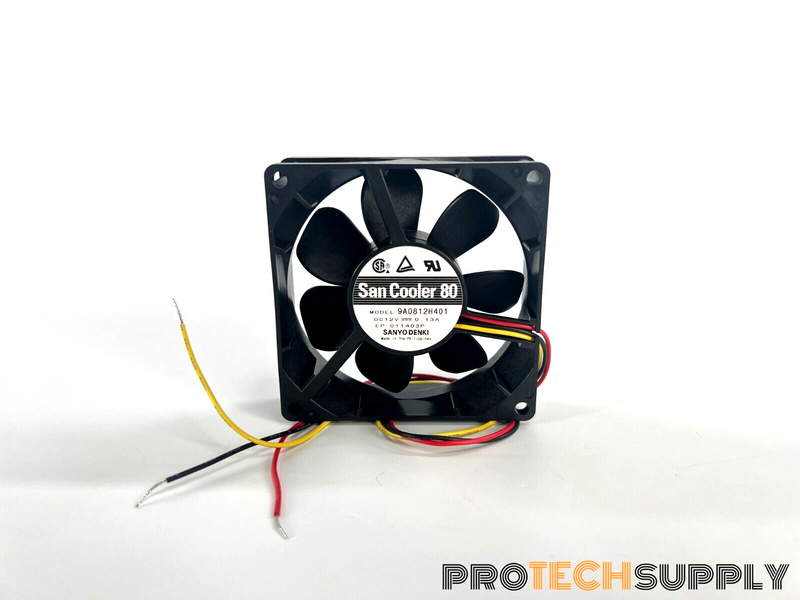 Load image into Gallery viewer, San Cooler 80 9A0912H401 Cooling Fan 80x80x25mm DC 12V NEW with WARRANTY
