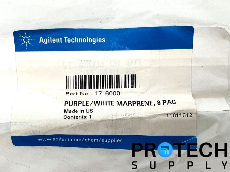Load image into Gallery viewer, Partial pack (4/Pk) Agilent Technologies 17-6000 Purple/White Marprene