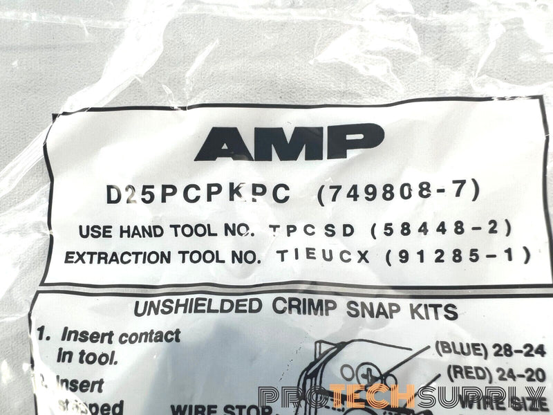 Load image into Gallery viewer, NEW AMP D25PCPKPC Unshielded Crimp Snap Kit with WARRANTY