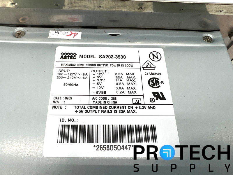 Load image into Gallery viewer, ASTEC SA202-3530 Power Supply 200W 50/60Hz with WARRANTY