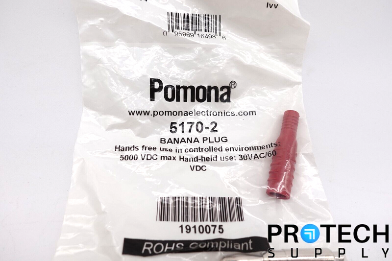 Load image into Gallery viewer, Pomona Red Banana Plug 5000VDC 5170-2 NEW