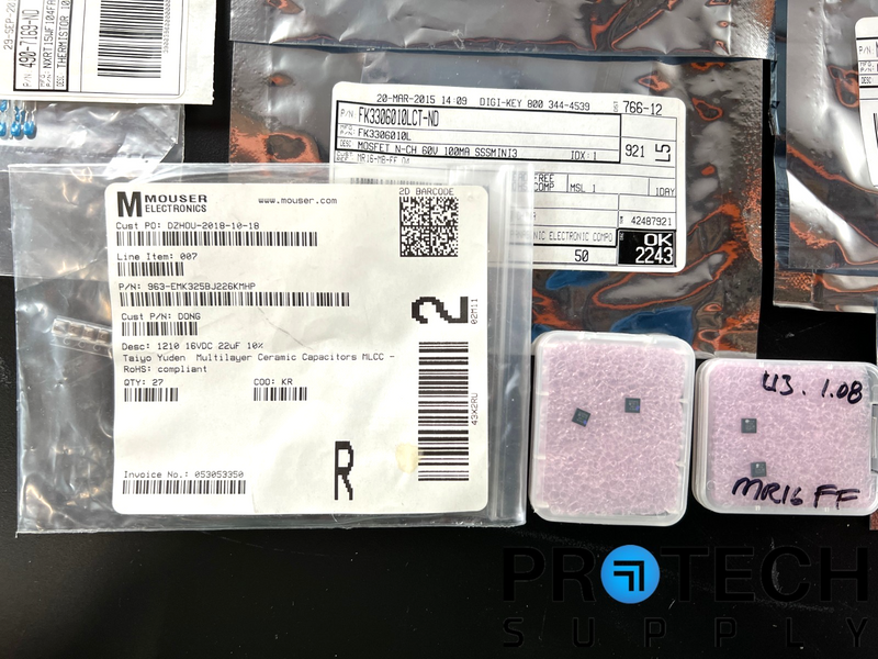 Load image into Gallery viewer, Lot of Misc Capacitors / Resistors / Transistors / Chokes / Diode / IC Drivers