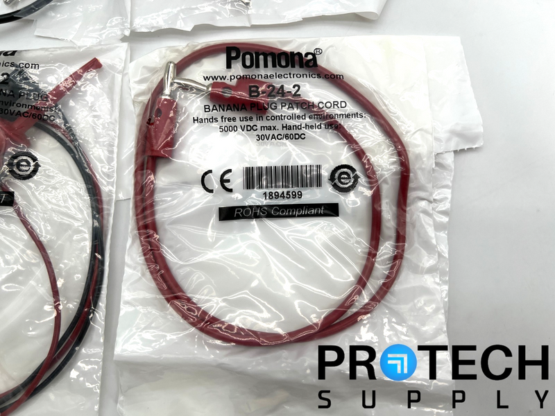 Load image into Gallery viewer, Lot of Pomona B-24-0 / B-24-2 / 3782-24-02 Minigraber Banana Plug with WARRANTY