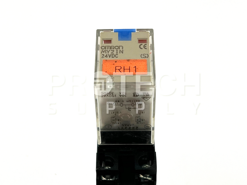 Load image into Gallery viewer, (Lot of 3) Omron MY2IN Relay DC24 + 1813EW2 Relay Socket Base with WARRANTY