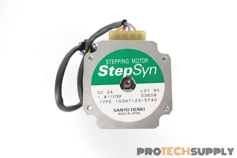 Load image into Gallery viewer, Sanyo Denki 103H7123-5740 Bipolar Stepper Motor 1.8° DC 2A with WARRANTY