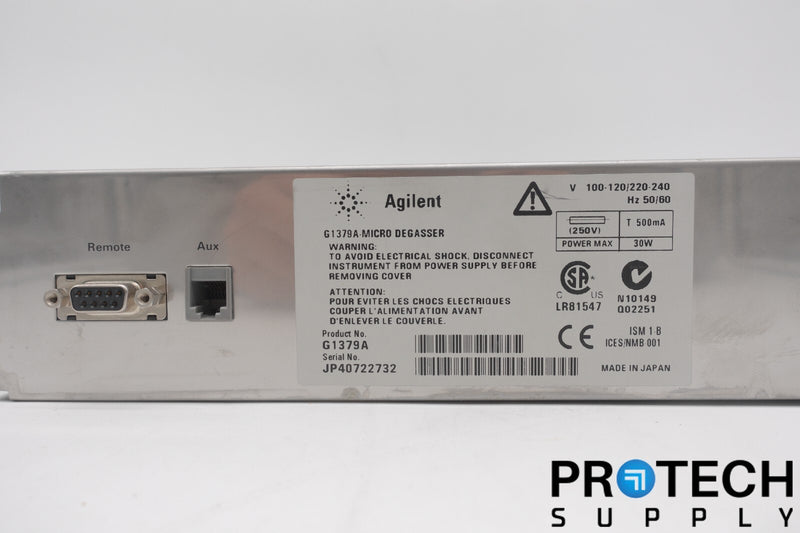 Load image into Gallery viewer, Agilent G1379A Vacuum Degasser Control Assembly with WARRNTY