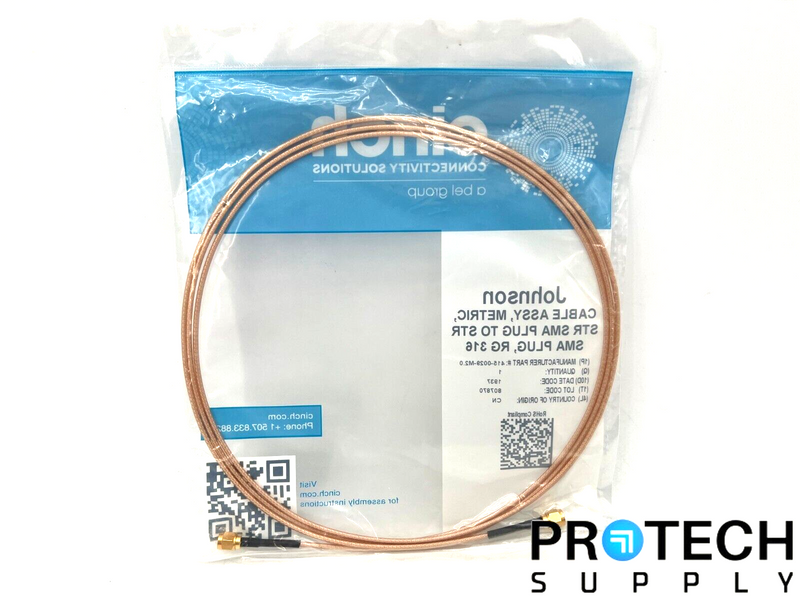 Load image into Gallery viewer, Johnson 415-0029-M2.0 SMA to SMA Coaxial Cable NEW with WARRANTY