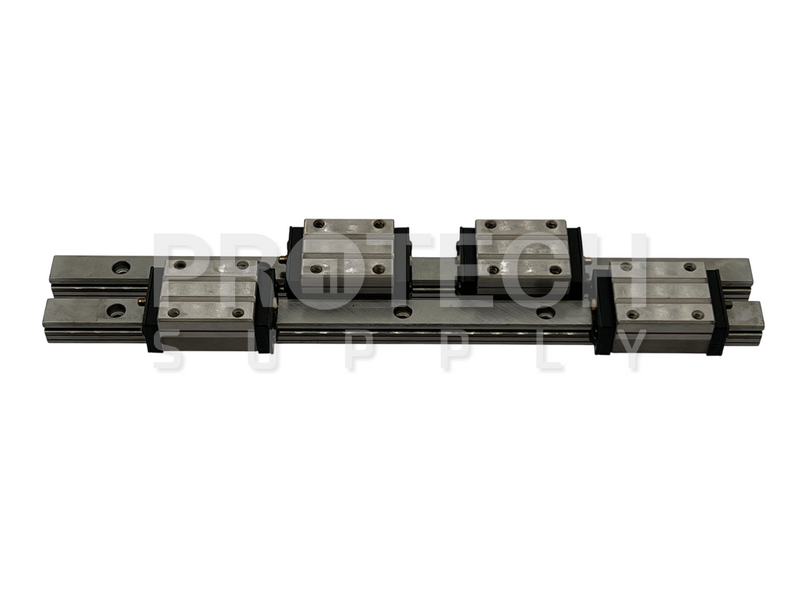 Load image into Gallery viewer, (Lot of 2) NSK LY15 2-Linear Bearing Blocks on Rail with WARRANTY