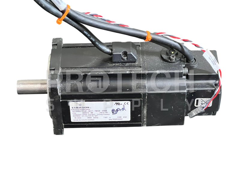 Load image into Gallery viewer, Emerson XVM-8017-TBNS-D004 AC Servo Motor FOR PARTS / REPAIR