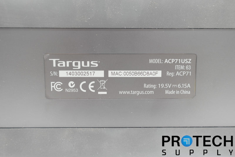 Load image into Gallery viewer, Targus ACP71USZ Universal USB 3.0 DV Docking Station with Power with WARRANTY