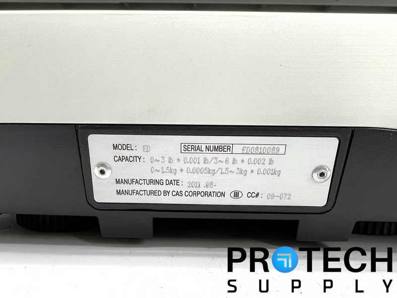 Load image into Gallery viewer, CAS Corporation ED-3 Counting Scale + Power Adapter with WARRANTY