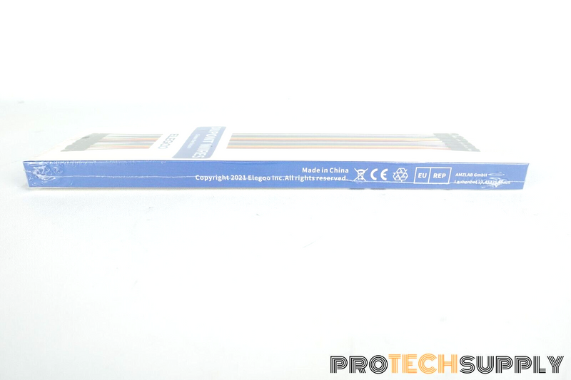 Load image into Gallery viewer, Elegoo 120pc Breadboard Multicolored Dupont Wire Ribbon Cables NEW with WARRANTY