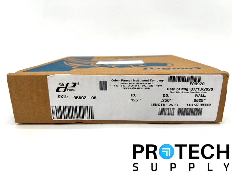 Load image into Gallery viewer, Cole Parmer 95802-05 Silicone Tubing 1/8' 25ft / Agilent 33-9019 NEW
