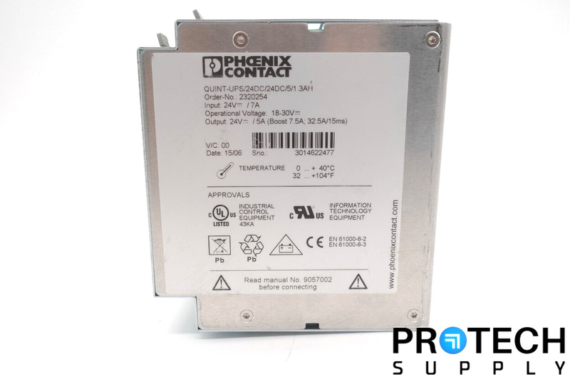 Load image into Gallery viewer, Phoenix Contact 2320254 QUINT-UPS/24DC/24DC/5/1.3AH Power Supply with WARRANTY