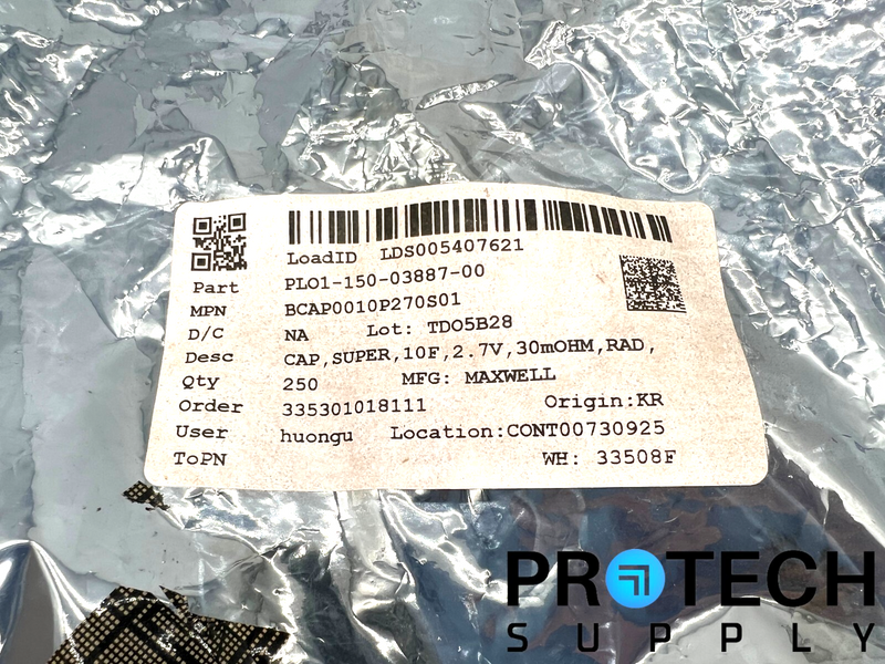 Load image into Gallery viewer, (34/Pk) Maxwell Technologies BCAP0010 P270 S01 Supercapacitor with WARRANTY