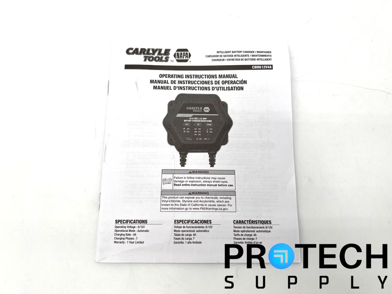 Load image into Gallery viewer, Carlyle Tools CBM612V4A Intelligent Battery Charger NEW with WARRANTY