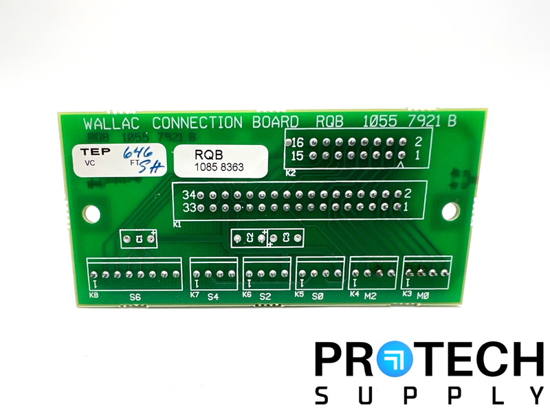 Load image into Gallery viewer, Wallac 1055 7921 Connection Board RQB with WARRANTY