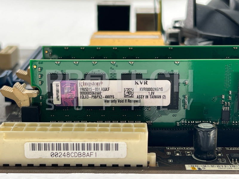 Load image into Gallery viewer, ASUS P5KPL/EPU Mother Board + Intel Cooling Fan + 2x Kingston Ram GUARANTEED
