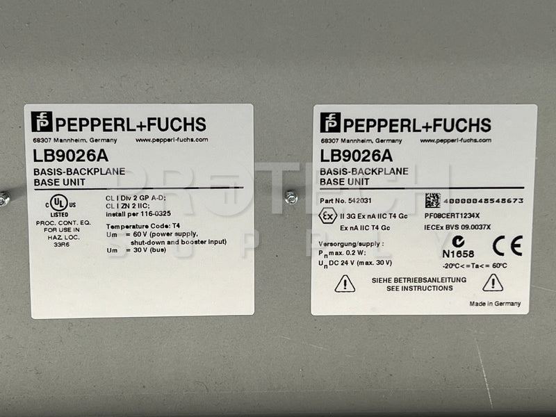 Load image into Gallery viewer, Pepperl Fuchs LB9026A Basis-Backplane Base Unit NEW with WARRANTY